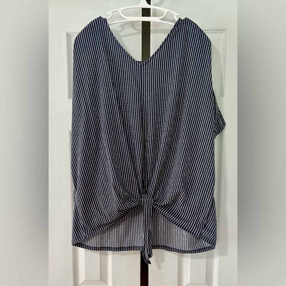 Terra & sky shirt woman size 14w striped top - Picture 1 of 4